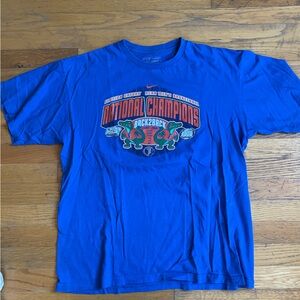 Blue Florida Back 2 Back National Champions T-Shirt